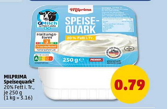 MILPRIMA Speisequark 250 g
