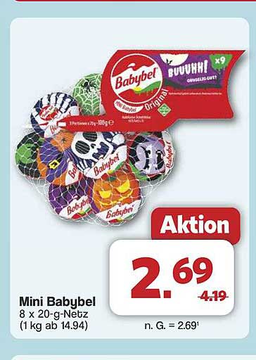 Mini Babybel 8 x 20-g-Netz
