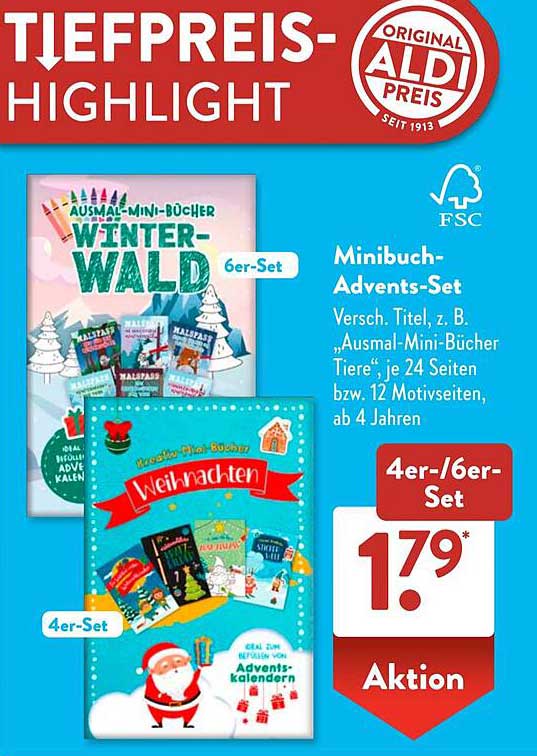 Minibuch-Advents-Set