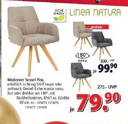 Moderner Sessel Pisa