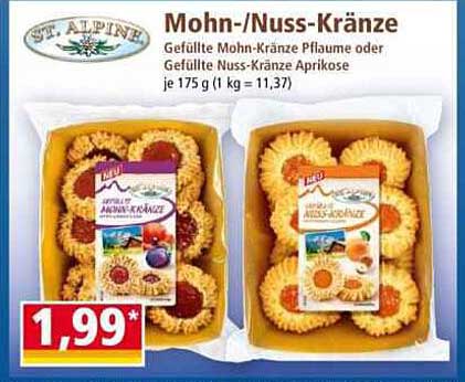 Mohn-/Nuss-Kränze von St. Alpine