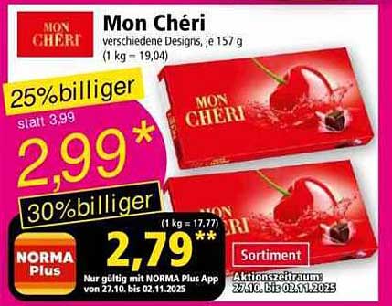 Mon Chéri verschiedene Designs, je 157 g
