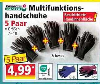 Multifunktionshandschuhe 5 Paar