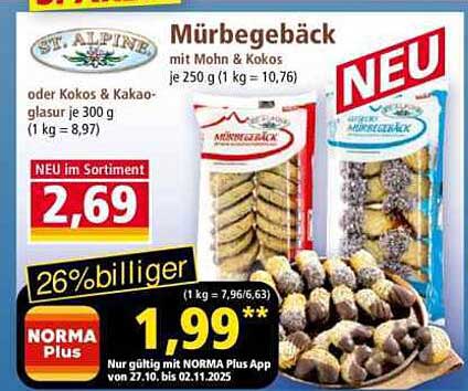 Mürbegebäck mit Mohn & Kokos – Neu im Sortiment