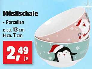 Müslischale aus Porzellan - perfekt für die kalte Jahreszeit