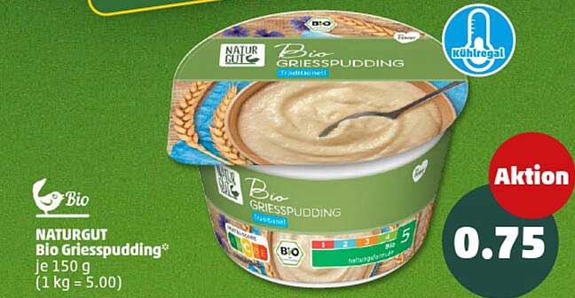 NATURGUT Bio Grießpudding 150 g