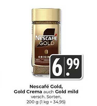 Nescafé Gold, Gold Crema auch Gold mild 200 g