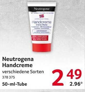 Neutrogena Handcreme verschiedene Sorten 50-ml-Tube