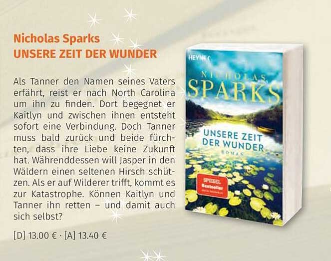 Nicholas Sparks - UNSERE ZEIT DER WUNDER