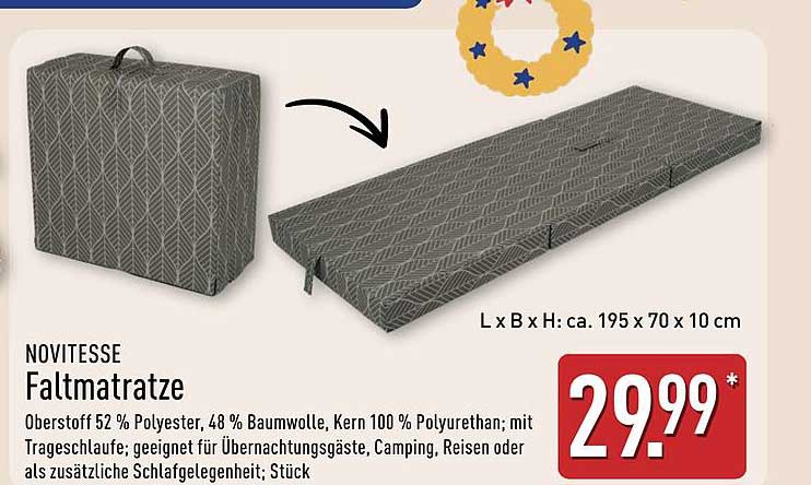 NOVITESSE Faltmatratze
