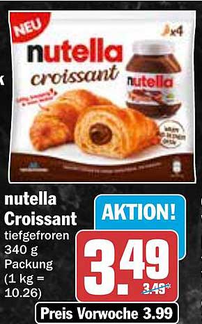 nutella Croissant tiefgefroren 340 g
