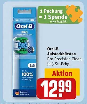 Oral-B Aufsteckbürsten Pro Precision Clean, je 5-St.-Pck.