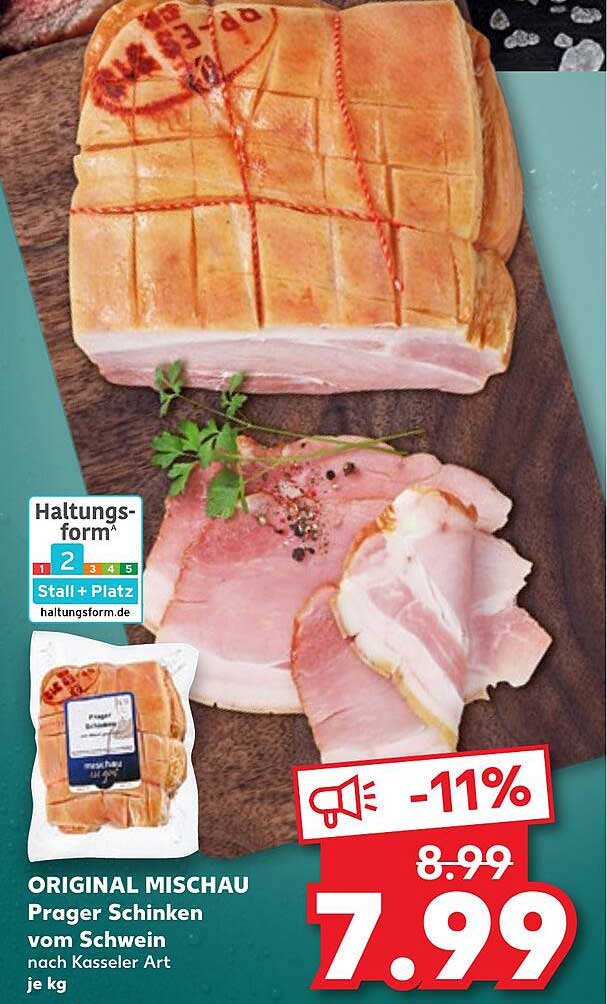 ORIGINAL MISCHAU Prager Schinken vom Schwein nach Kasseler Art je kg
