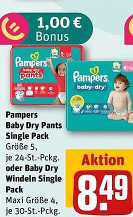Pampers Baby Dry Pants Single Pack