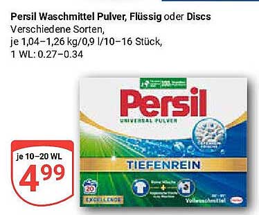 Persil Waschmittel Pulver, Flüssig oder Discs – Tiefenrein
