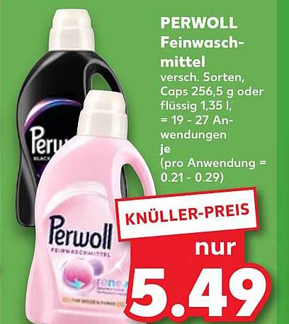 PERWOLL Feinwaschmittel