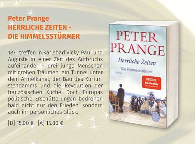 Peter Prange – Herrliche Zeiten: Die Himmelsstürmer