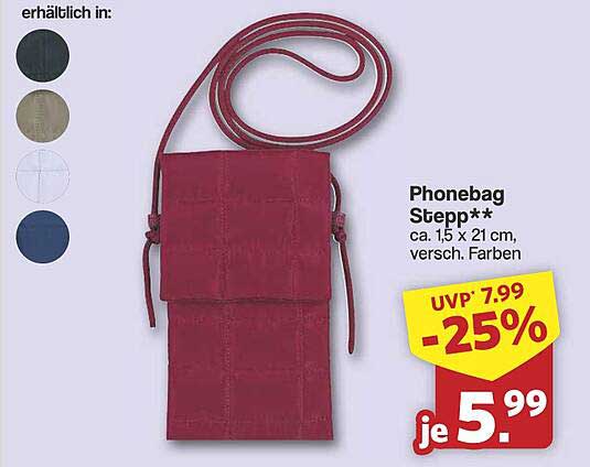 Phonebag Stepp – Stylisch und Praktisch für Jeden Tag