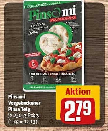 Pinsami Vorgebackener Pinsa Teig