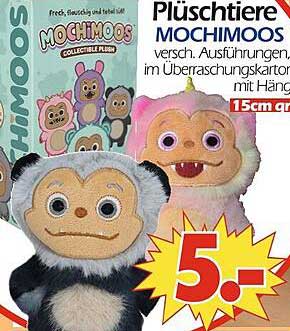 Plüschtiere MOCHIMOO'S – verschiedene Ausführungen