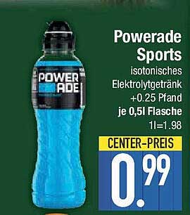 Powerade Sports - Isotonisches Elektrolytgetränk