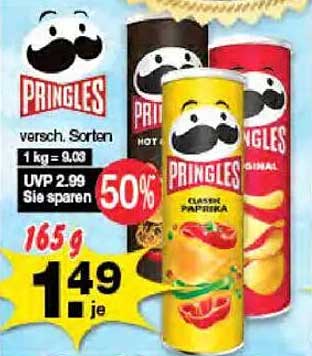 Pringles Chips – Verschiedene Sorten
