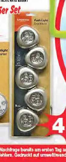 Push Licht Drucklicht Set