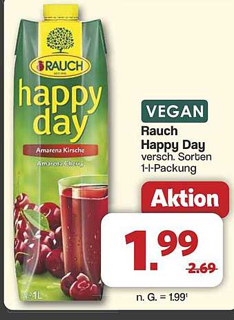 Rauch Happy Day Amarena Kirsche 1-Liter-Packung
