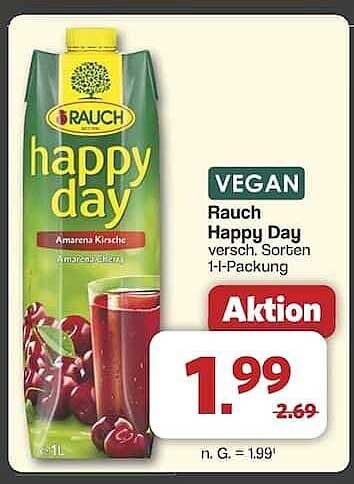 Rauch Happy Day Amarena-Kirsche 1-Liter-Packung