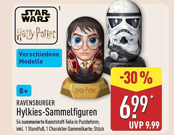 Ravensburger Hylkies-Sammelfiguren - Harry Potter & Star Wars