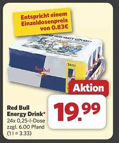 Red Bull Energy Drink 24er Pack