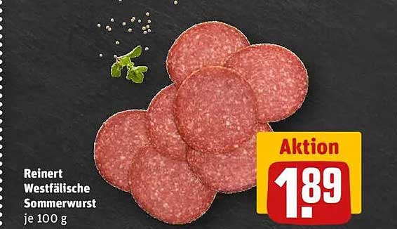Reinert Westfälische Sommerwurst je 100 g