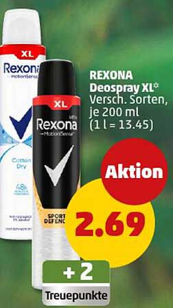REXONA Deospray XL, verschiedene Sorten, je 200 ml