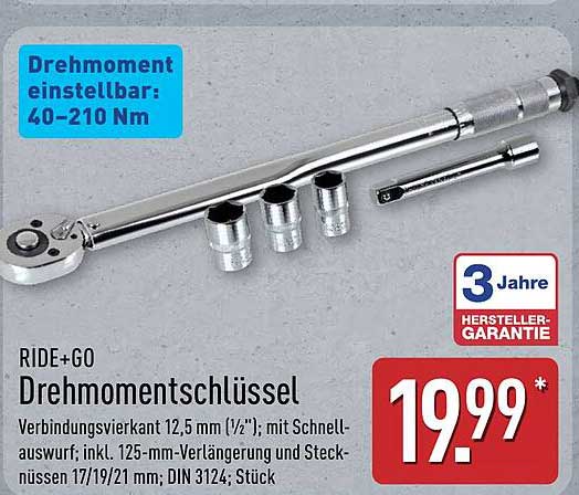RIDE+GO Drehmomentschlüssel