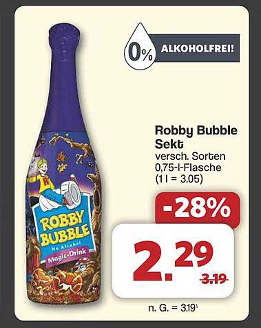 Robby Bubble Sekt - alkoholfreier Genuss für jeden Anlass