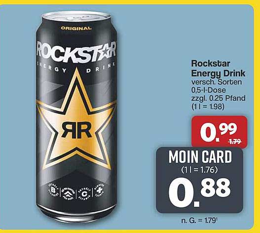 Rockstar Energy Drink versch. Sorten 0,5-l-Dose