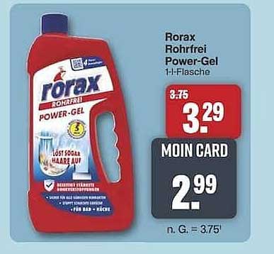 Rorax Rohrfrei Power-Gel 1-Liter-Flasche