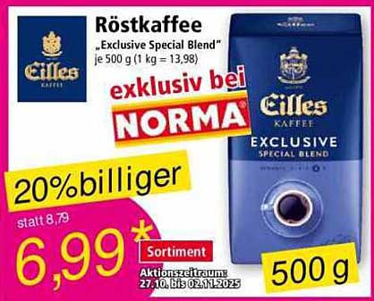 Röstkaffee "Exclusive Special Blend" von Cillys