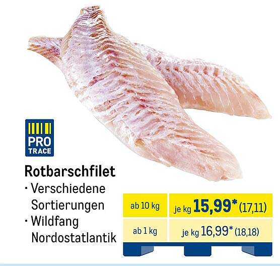 Rotbarschsfilet - Frischer Genuss aus dem Nordostatlantik