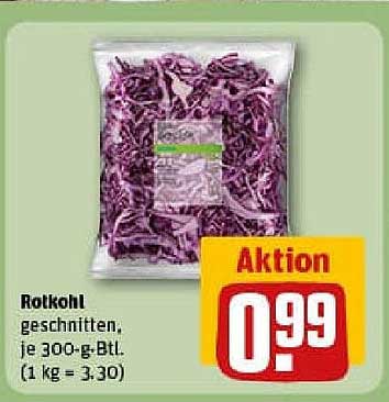 Rotkohl, geschnitten, je 300-g-Btl.