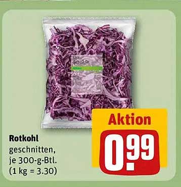 Rotkohl, geschnitten, je 300-g-Btl.
