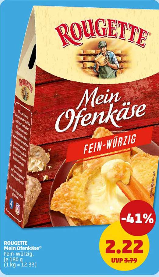 Rougette Mein Ofenkäse Fein-Würzig 180 g