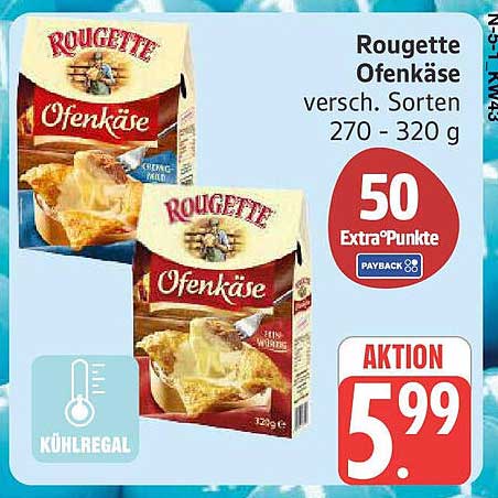 Rougette Ofenkäse versch. Sorten 270 - 320 g