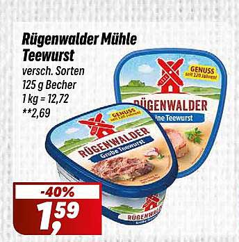Rügenwalder Mühle Teewurst