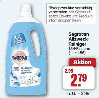 Sagrotan Allzweck-Reiniger 1,5-l-Flasche (1 l = 1,86)