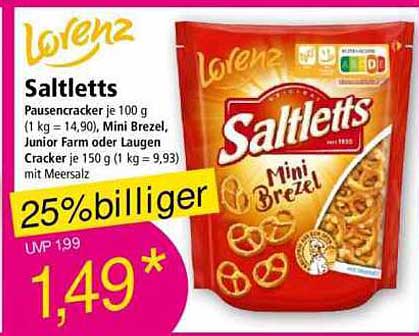 Saltletts Mini Brezel 150 g