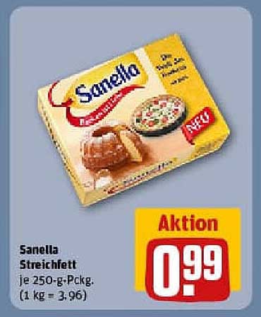 Sanella Streichfett 250 g - ideal für jede Küche