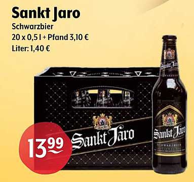 Sankt Jaro Schwarzbier 20 x 0,5 l