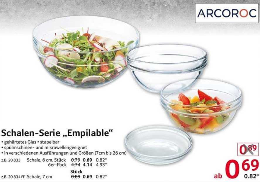 Schalen-Serie „Empilable“