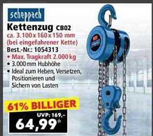 scheppach Kettenzug CB02